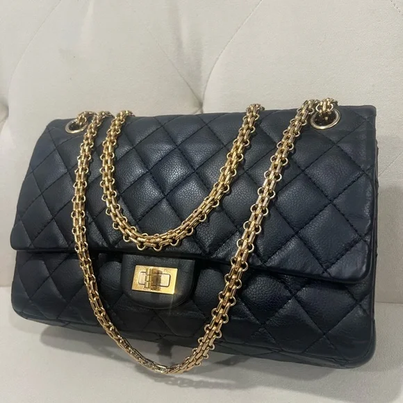 Chanel Double Flap Calfskin Reissue 2.55 Medium Bag - Picture 3 of 12